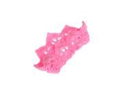 Baby Infant Headband Crown Crochet Knitting Headband Costume Soft Adorable Clothes Photo Photography Props for Newborns Pink