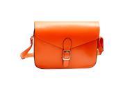 Women s handbag messenger bag preppy style vintage envelope bag shoulder bag high quality briefcase orange