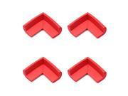 4pcs Baby Safety Table Edge Cover Corner Protector Cushion red