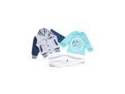 Three Piece Kid Set Children Clothing Suit Baby Boys Clothes Suit 1pcs Blue 110cm