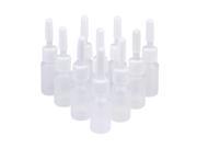 10pcs White Cap Empty Round Bottles For Tattoo Ink Pigment Green Soap 5ml