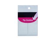 2pcs Linear Round Nail Tip Guides Stickers Pack of 5
