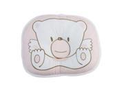 Bear Cotton Newborn Baby Prevent Flat Head Pillow pink