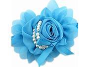 Lovely Cotton Girls Baby Headbands Pearl blue
