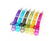 THZY 6 Pcs Crocodile Hairdressing Sectioning Clamp Hair Styling Hair Clips