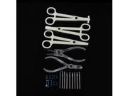 Professional Stainless Steel Body Navel Belly Ball Piercing Jewelry Tool Kit