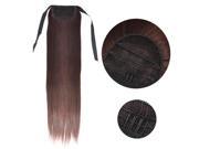 THZY Silky Straight Long Pony Tail Hairpiece 21 Synthetic Hair Extensions for Girls