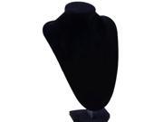THZY Mannequin Bust Jewelry Necklace Pendant Earring Display Stand Holder black L