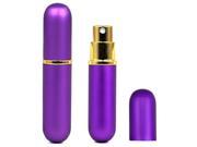 Travel Perfume ATOMIZER Pump Spray Bottle Travel Handbag Purple
