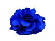 Silk Flower Hair Clip Wedding Corsage Flower Clip 8cm Dark Blue