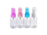 10x Portable Transparent Plastic Spray Bottles 30ml