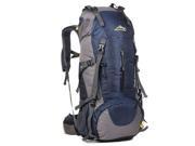Huwaijianfeng 50L Waterproof Outdoor Sports Hiking Trekking Camping Backpack Bags Day Pack Dark Blue