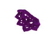 Baby Infant Headband Crown Crochet Knitting Headband Costume Soft Adorable Clothes Photo Photography Props for Newborns Purple