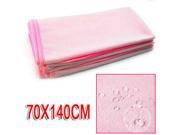 2x 100% Cotton Waterproof Sheets 100cm x 140cm for Baby Bed Pink