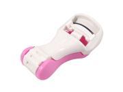 Women Cosmetic Tool Foldable White Pink Plastic Eyelash Curler