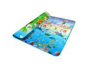 Double Side Waterproof Baby Toddler Soft Crawling Mat Picnic Blanket Play Mat Animal car ocean