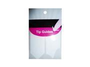 2pcs Sharp Nail Tip Guides Stickers Pack of 5
