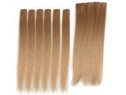12 Blonde 22 Straight Clip in Hair Weft Extensions 20
