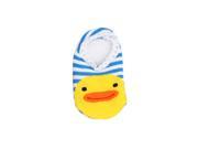 Unisex Baby Kids Girl Boy Socks Blue white Stripe Duck