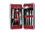 THZY Stainless Steel Manicure Pedicure Ear pick Nail Clippers Set 10 in 1