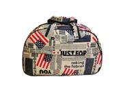 Fashion Waterproof Oxford Women bag American Flag Pattern Travel Bag Large Hand Canvas Luggage Bags
