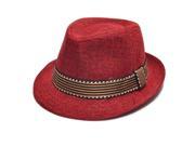 Baby Cap Kid Hat Mixing Style Jazz Cap Trilby Red