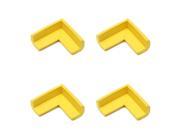 4pcs Baby Safety Table Edge Cover Corner Protector Cushion yellow