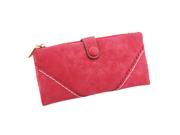 New Long Women Wallet Messenger bags Handbag Retro Dull Polish Purse Multifunctional red