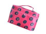 Rose Red big dot Cosmetic Bag Makeup Pouch Case Toiletry Bag