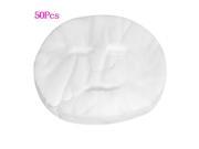 THZY Women 50 Pcs White Makeup Enlarged Cotton Facial Mask Sheet