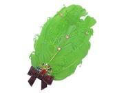 Lovely Cotton Girls Baby Headbands Feather green