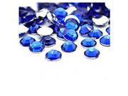 2000pcs Crystal Flatback Acrylic Rhinestones Beads Nail Art Sapphire Blue