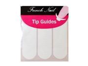 6 Pack Of 48 Nail Art French Manicure Tip Guides Stickers