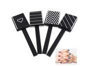 4 in 1 Stylish Patterns Magnetic Nail Art Magnet Rods For Use With Magic Magnet
