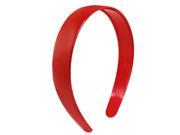 Ladies Red Plastic Teeth Hair Hoop Headband Ornament