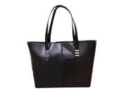 2015 New promotion women s PU Leather handbag bags fashion women s shoulder bag large bag Black