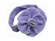 Lovely Cotton Girls Baby Headbands Flower purple