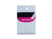 THZY 2pcs Cutaway model Round Nail Tip Guides Stickers Pack of 5