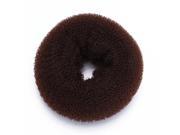 Sponge Magic Donut Bun Former Ring Hair Styling Tool Brown Chic