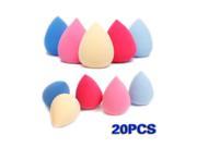 20Pcs Sponge Flawless Smooth Shaped Water Droplets Puff