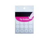 2pcs Circle Nail Tip Guides Stickers Pack of 5