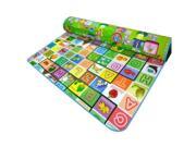 Double Side Waterproof Baby Toddler Soft Crawling Mat Picnic Blanket Play Mat Monopoly fruit characters