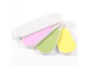 Assorted Color Foldable 4 Way Shiner Sanding Block Nail File Buffer