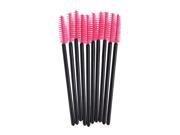 100 Disposable Mini Eyelash Brush Mascara Wands Eyelash Makeup High Quality Pink