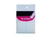 2pcs Cutaway model Round Nail Tip Guides Stickers Pack of 5