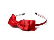 THZY Bow Hairband Soft Elastic Bowknot Headband Hair Accessories For Children Adults Red