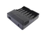TrustFire TR 012 Intelligent Rechargeable Battery Charger for 26650 18650 16340 14500 AA AAA US Plug Black
