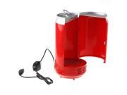THZY Mini USB PC Fridge Beverage Drink Cans Cooler Warmer Red