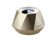 THZY Mini Wireless Bluetooth Diamond Shape Speaker for Phone Tablet PC Golden