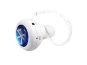 Wireless Bluetooth HandFree Sport Headset Headphone for iPhone Samsung LG HTC white